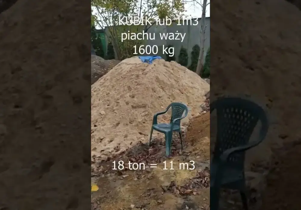 Ile waży taczka piachu? Zaskakujące fakty o wadze piasku