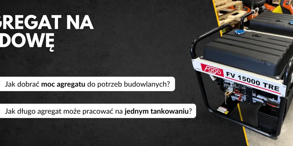 Jak dobrać agregat do betoniarki? Moc, AVR i błędy