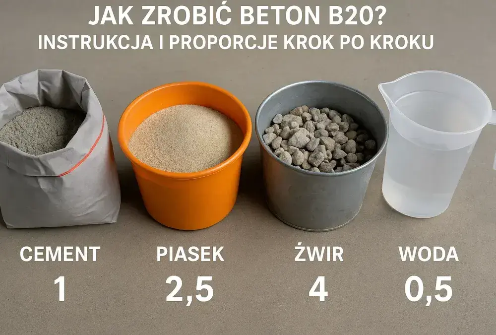 Jak mieszać beton ręcznie? Prosty przepis i porady