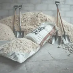 Ile łopat piasku na worek cementu 25 kg? Sprawdź idealne proporcje