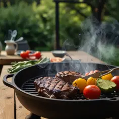 Dlaczego warto zainwestować w duży grill żeliwny? Analiza korzyści