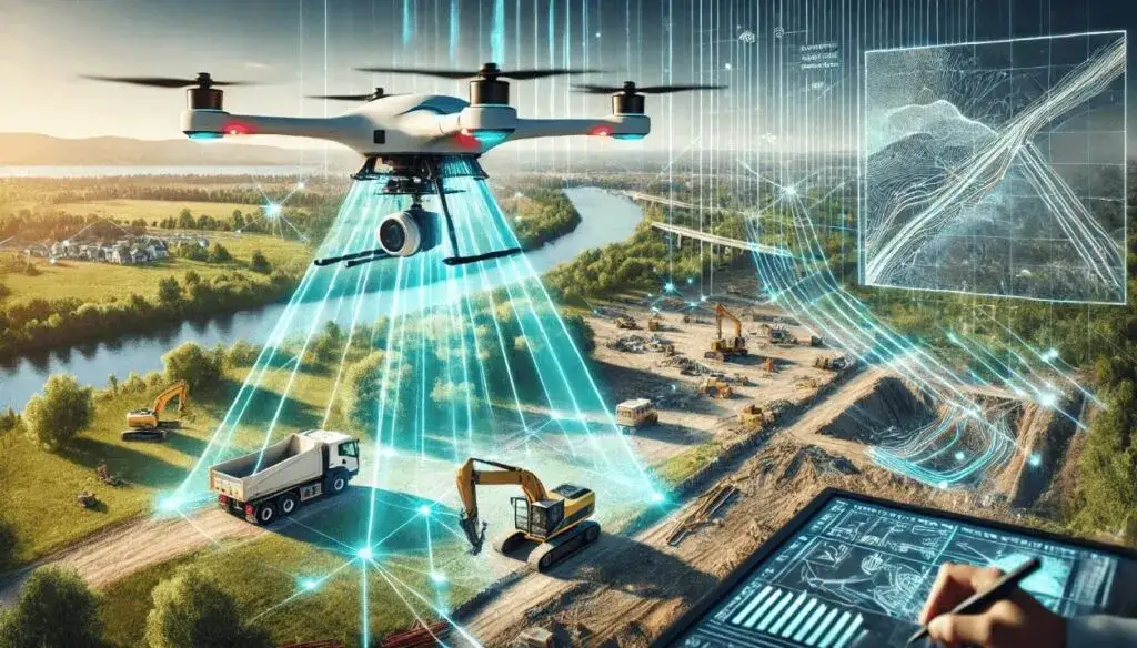 geodezja inżynieryjna dron skanowanie 3D