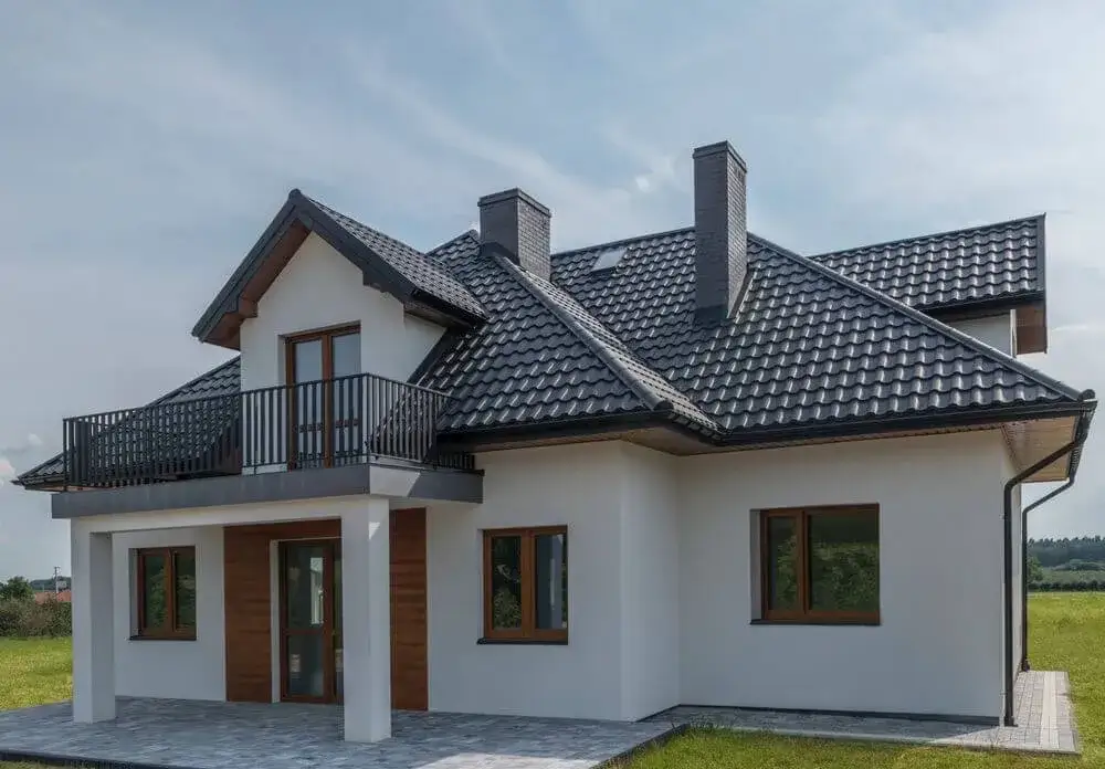 skomplikowany dach wielospadowy