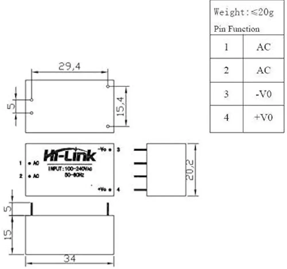 Zdjęcie Jak wykorzystać moduł zasilający HLK-PM01 do zasilania układu ESP8266
