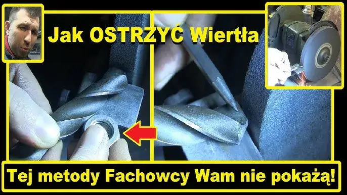 błędy ostrzenia wierteł, źle naostrzone wiertło, asymetria wiertła